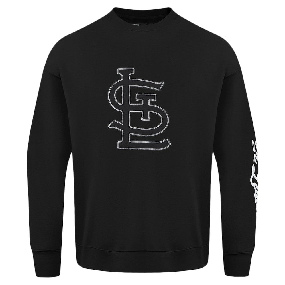 St. Louis Cardinals Pro Standard Paint The City Dropped Shoulder Pullover Sweatshirt Outlet