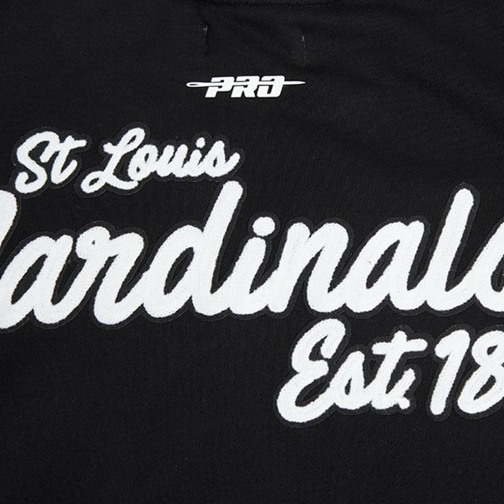 St. Louis Cardinals Pro Standard Paint The City Dropped Shoulder Pullover Sweatshirt Outlet