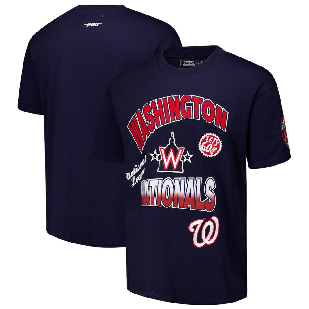 Washington Nationals Pro Standard Turn It Up Dropped Shoulder T-Shirt Online