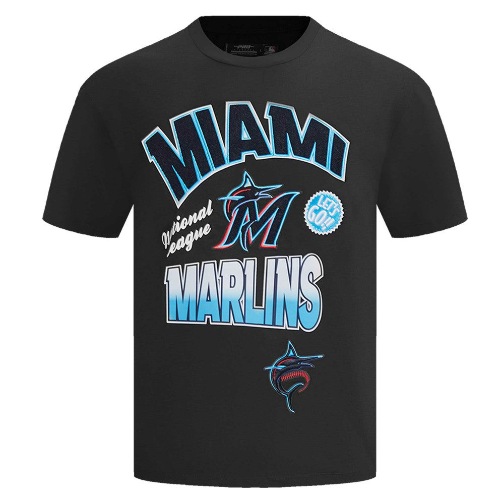 Miami Marlins Pro Standard Turn It Up Dropped Shoulder T-Shirt Online
