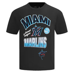 Miami Marlins Pro Standard Turn It Up Dropped Shoulder T-Shirt Online