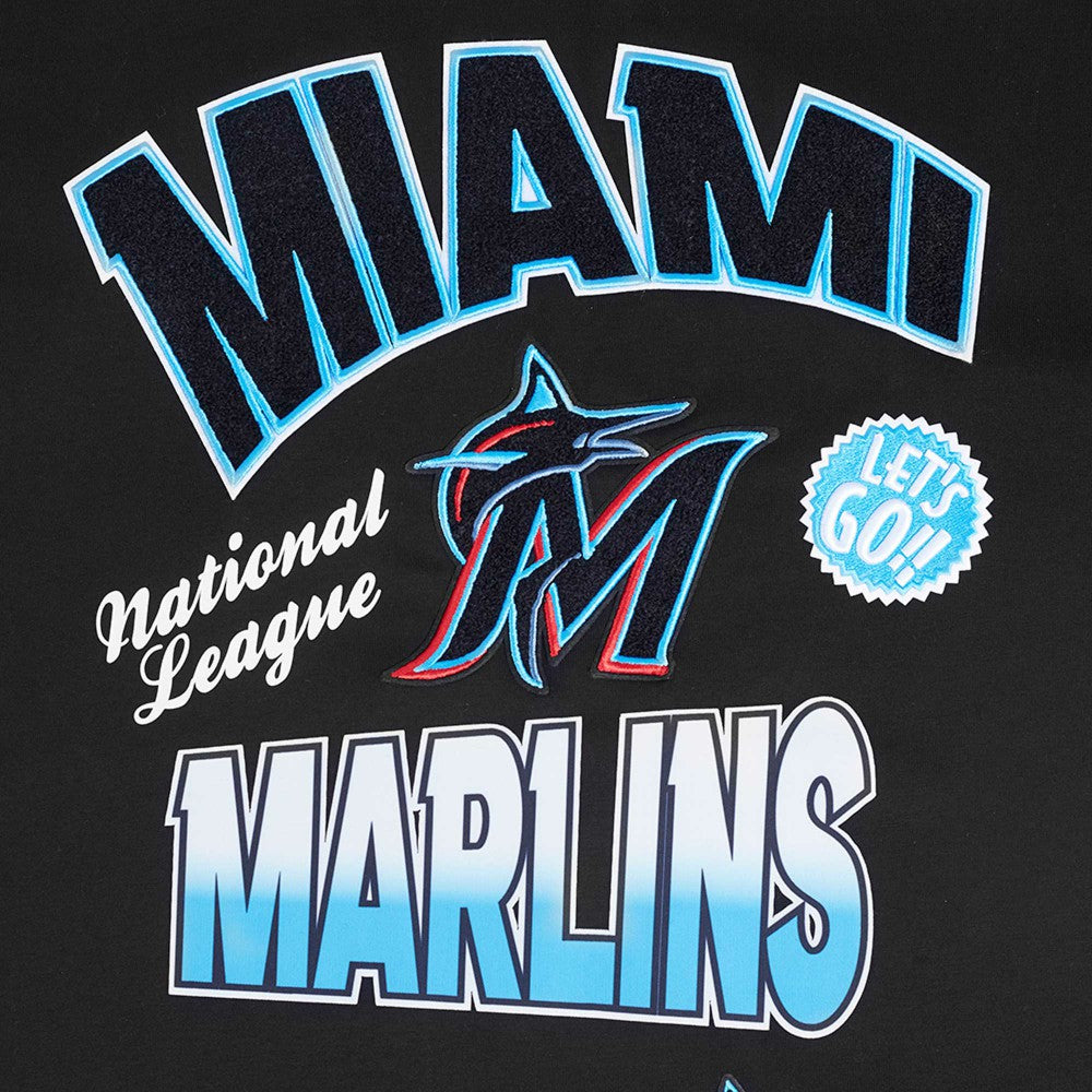 Miami Marlins Pro Standard Turn It Up Dropped Shoulder T-Shirt Online