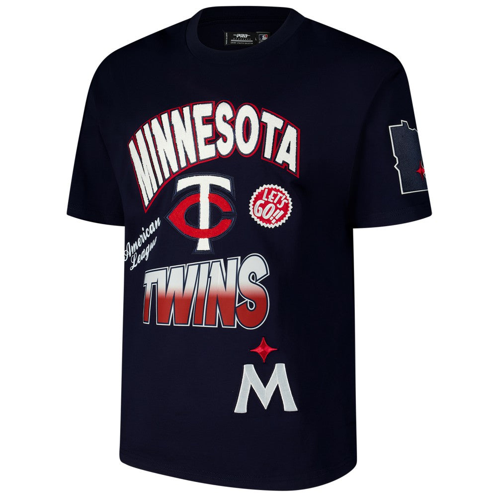 Minnesota Twins Pro Standard Turn It Up Dropped Shoulder T-Shirt Discount