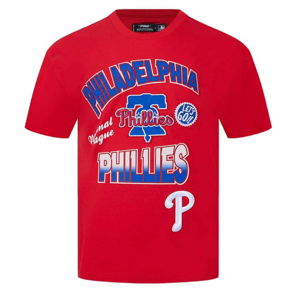 Philadelphia Phillies Pro Standard Turn It Up Dropped Shoulder T-Shirt Online