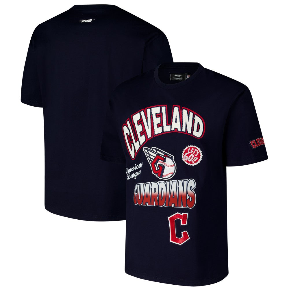 Cleveland Guardians Pro Standard Turn It Up Dropped Shoulder T-Shirt Sale