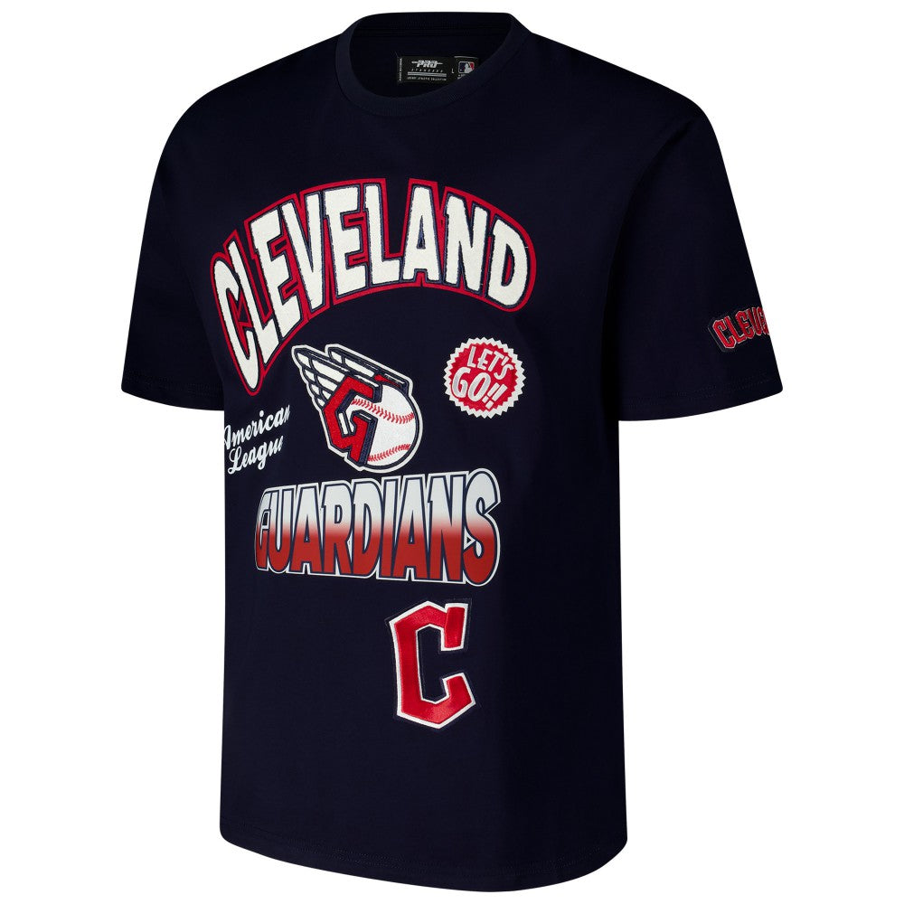 Cleveland Guardians Pro Standard Turn It Up Dropped Shoulder T-Shirt Sale