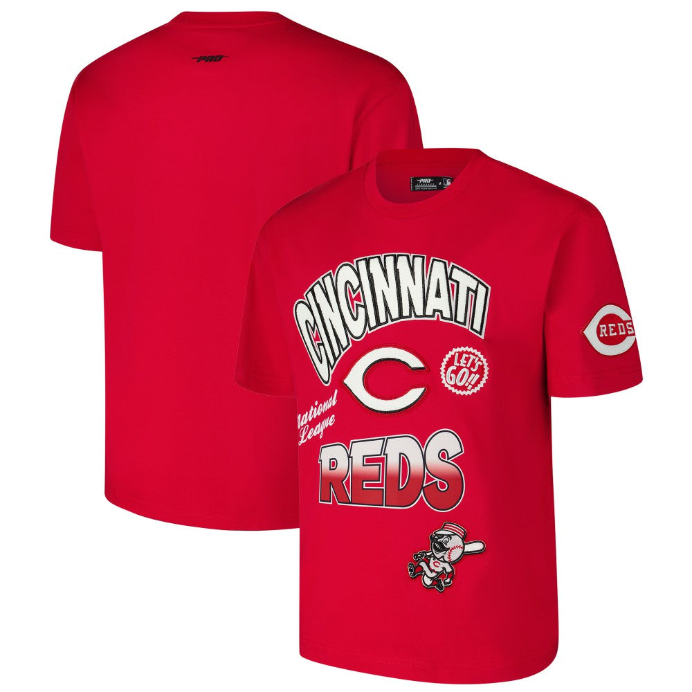 Cincinnati Reds Pro Standard Turn It Up Dropped Shoulder T-Shirt Sale