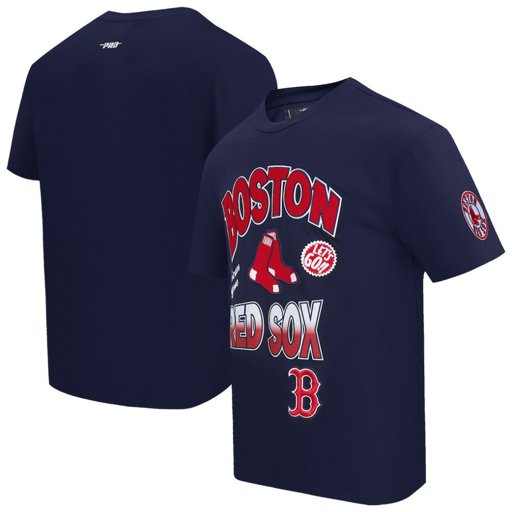 Boston Red Sox Pro Standard Turn It Up Dropped Shoulder T-Shirt Outlet
