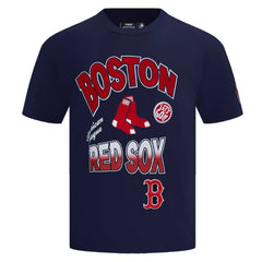 Boston Red Sox Pro Standard Turn It Up Dropped Shoulder T-Shirt Outlet