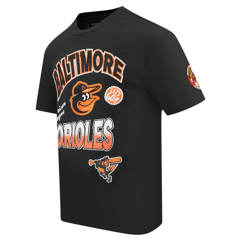 Baltimore Orioles Pro Standard Turn It Up Dropped Shoulder T-Shirt for sale