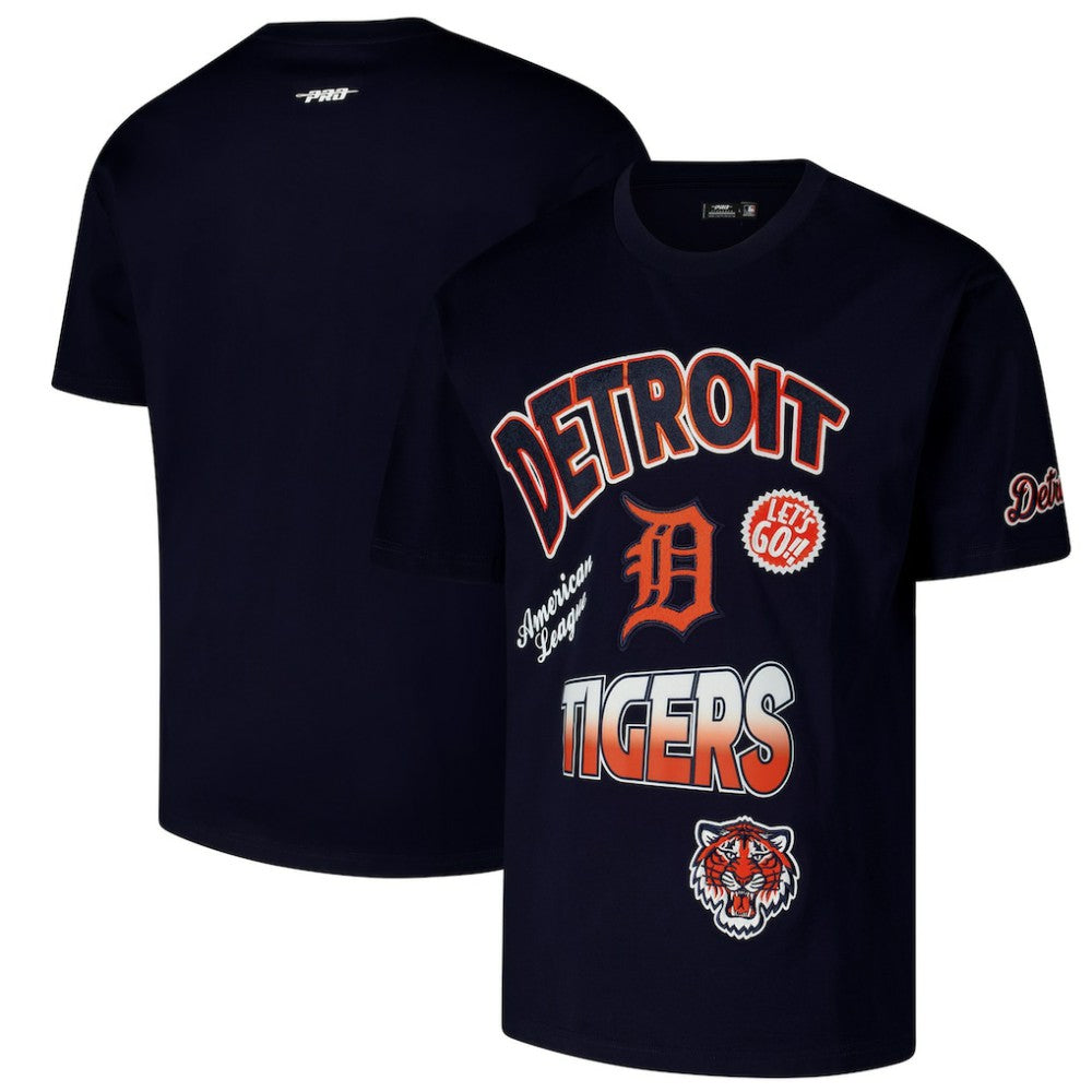Detroit Tigers Pro Standard Turn It Up Dropped Shoulder T-Shirt Discount