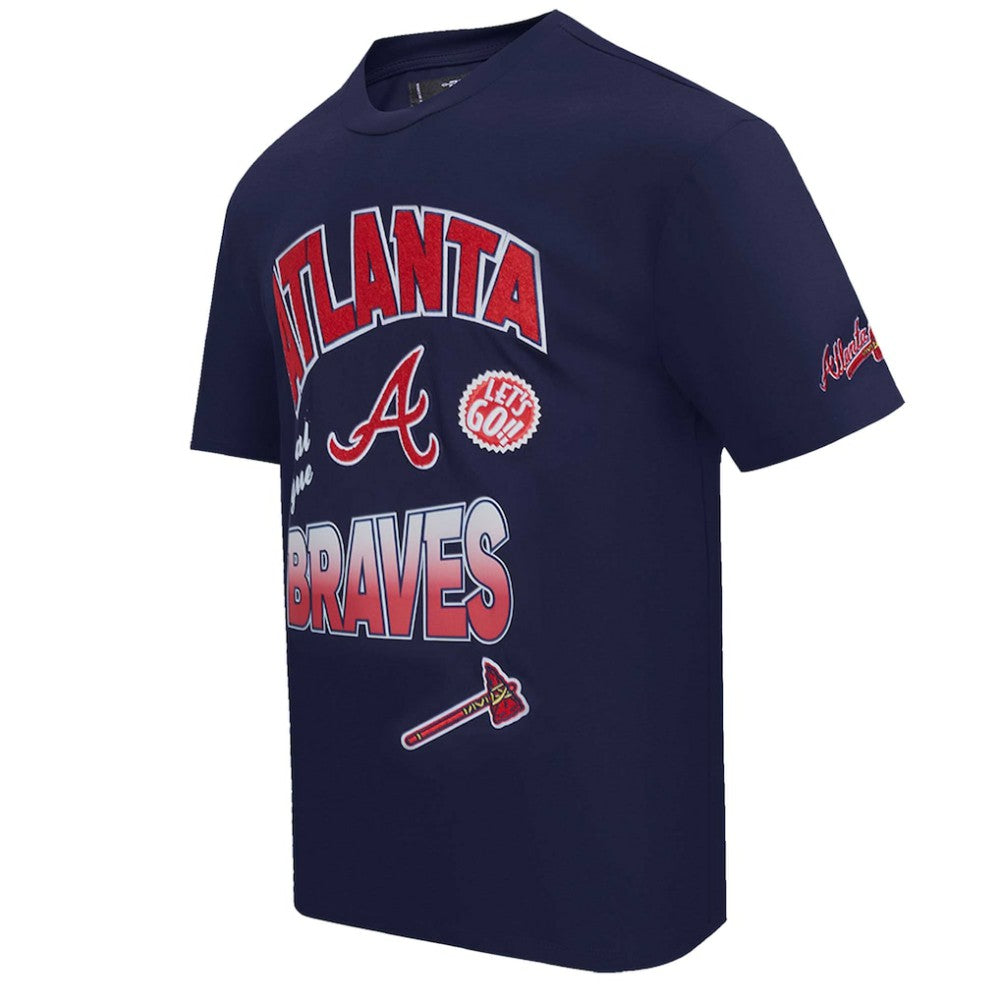 Atlanta Braves Pro Standard Turn It Up Dropped Shoulder T-Shirt Online