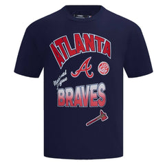 Atlanta Braves Pro Standard Turn It Up Dropped Shoulder T-Shirt Online