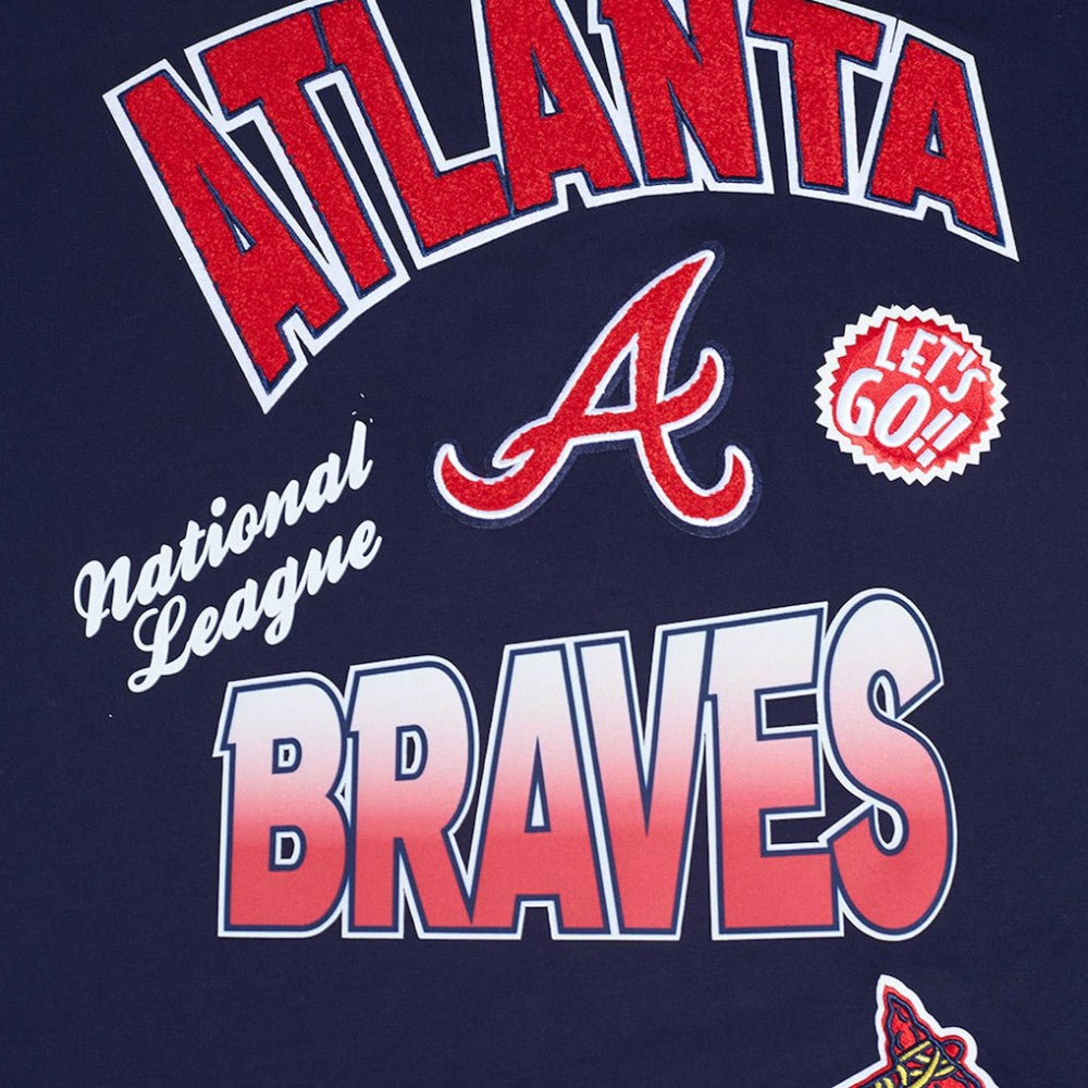 Atlanta Braves Pro Standard Turn It Up Dropped Shoulder T-Shirt Online