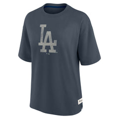 Los Angeles Dodgers Fanatics Women's Oversized Elements Raw Edge Future Ground T-Shirt Outlet