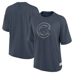 Chicago Cubs Fanatics Women's Oversized Elements Raw Edge Future Ground T-Shirt Near Me