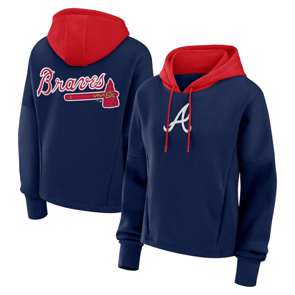 Atlanta Braves Fanatics Women's Oversized Legacy Favorite Spectator Pullover Hoodie Online