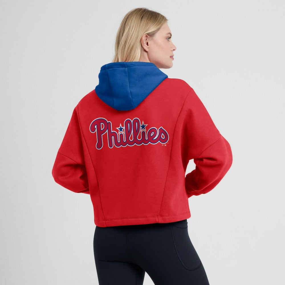 Philadelphia Phillies Fanatics Women's Oversized Legacy Favorite Spectator Pullover Hoodie Outlet
