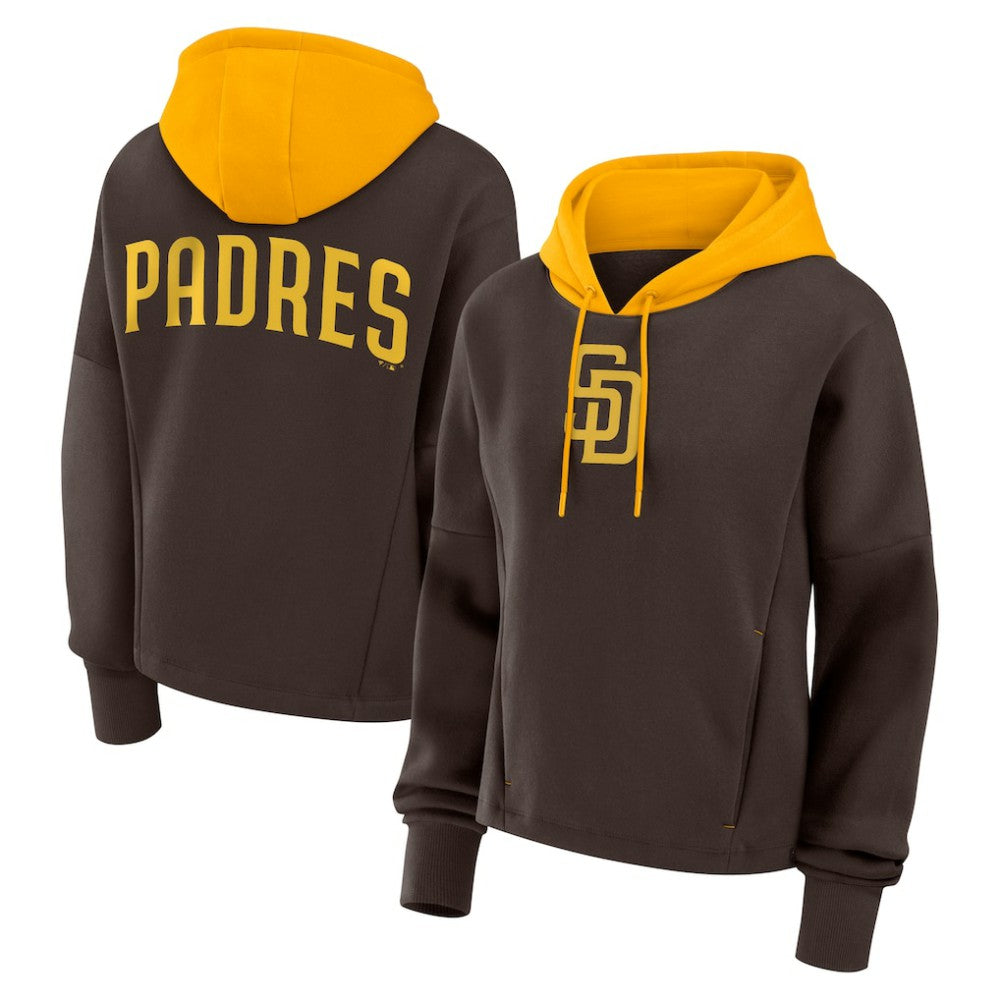 San Diego Padres Fanatics Women's Oversized Legacy Favorite Spectator Pullover Hoodie Outlet