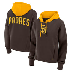 San Diego Padres Fanatics Women's Oversized Legacy Favorite Spectator Pullover Hoodie Outlet