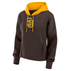 San Diego Padres Fanatics Women's Oversized Legacy Favorite Spectator Pullover Hoodie Outlet