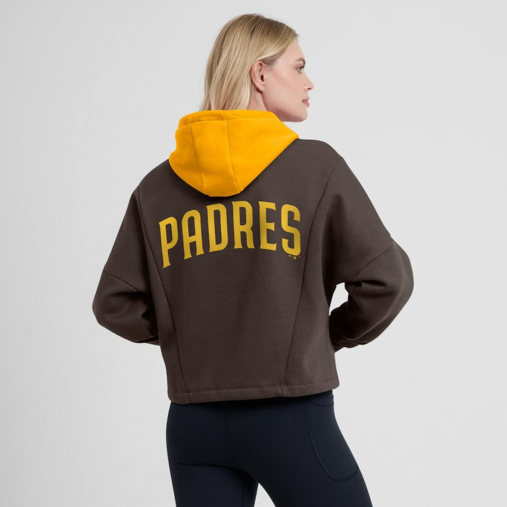 San Diego Padres Fanatics Women's Oversized Legacy Favorite Spectator Pullover Hoodie Outlet