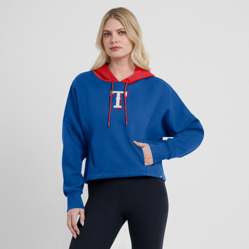 Texas Rangers Fanatics Women's Oversized Legacy Favorite Spectator Pullover Hoodie Near Me