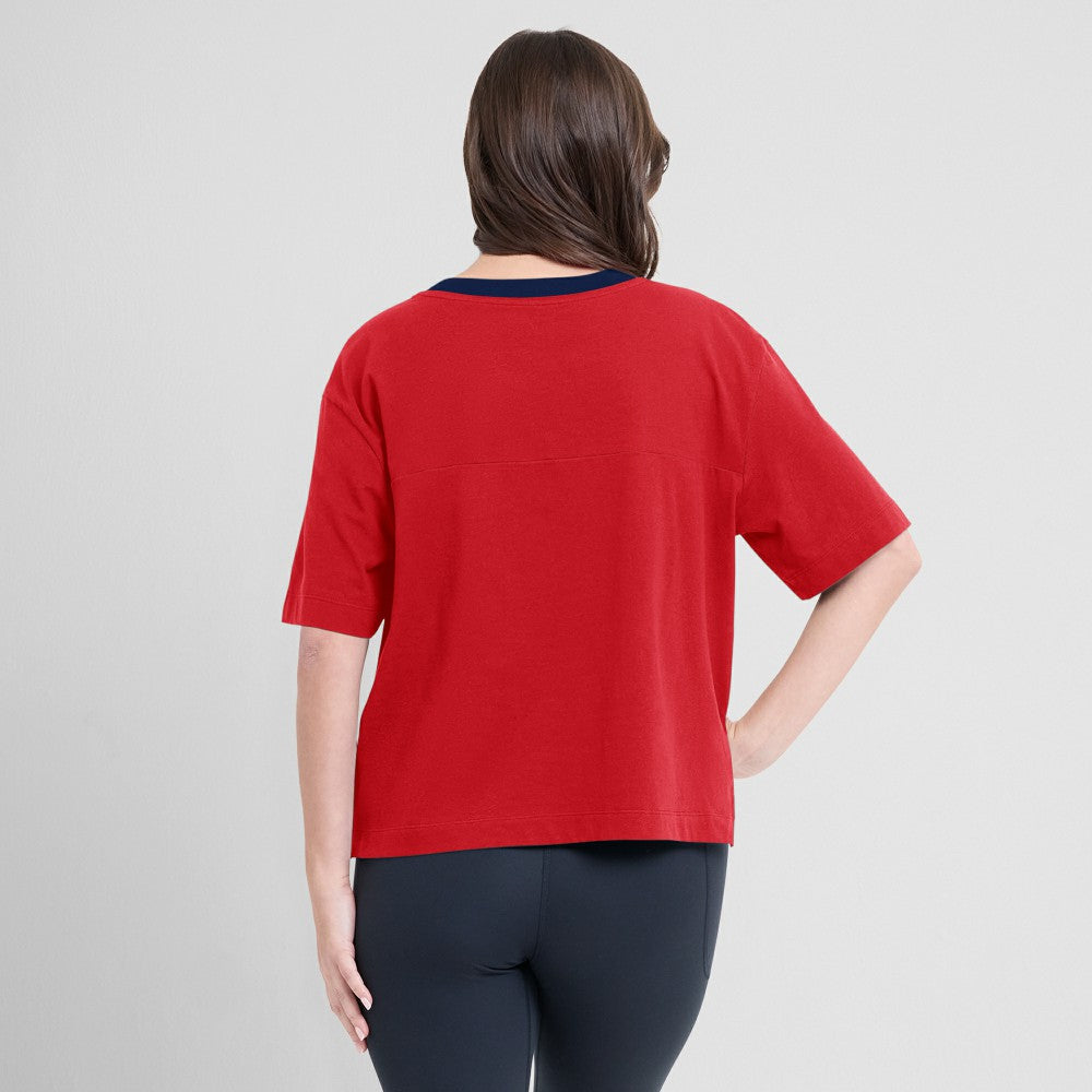 St. Louis Cardinals Fanatics Oversized Race To Win V-Neck T-Shirt Discount