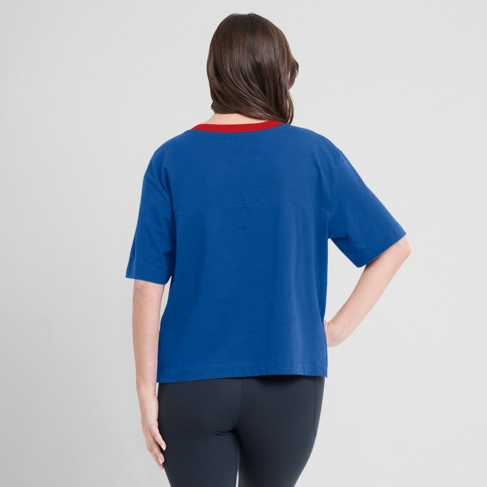 Chicago Cubs Fanatics Oversized Race To Win V-Neck T-Shirt Online