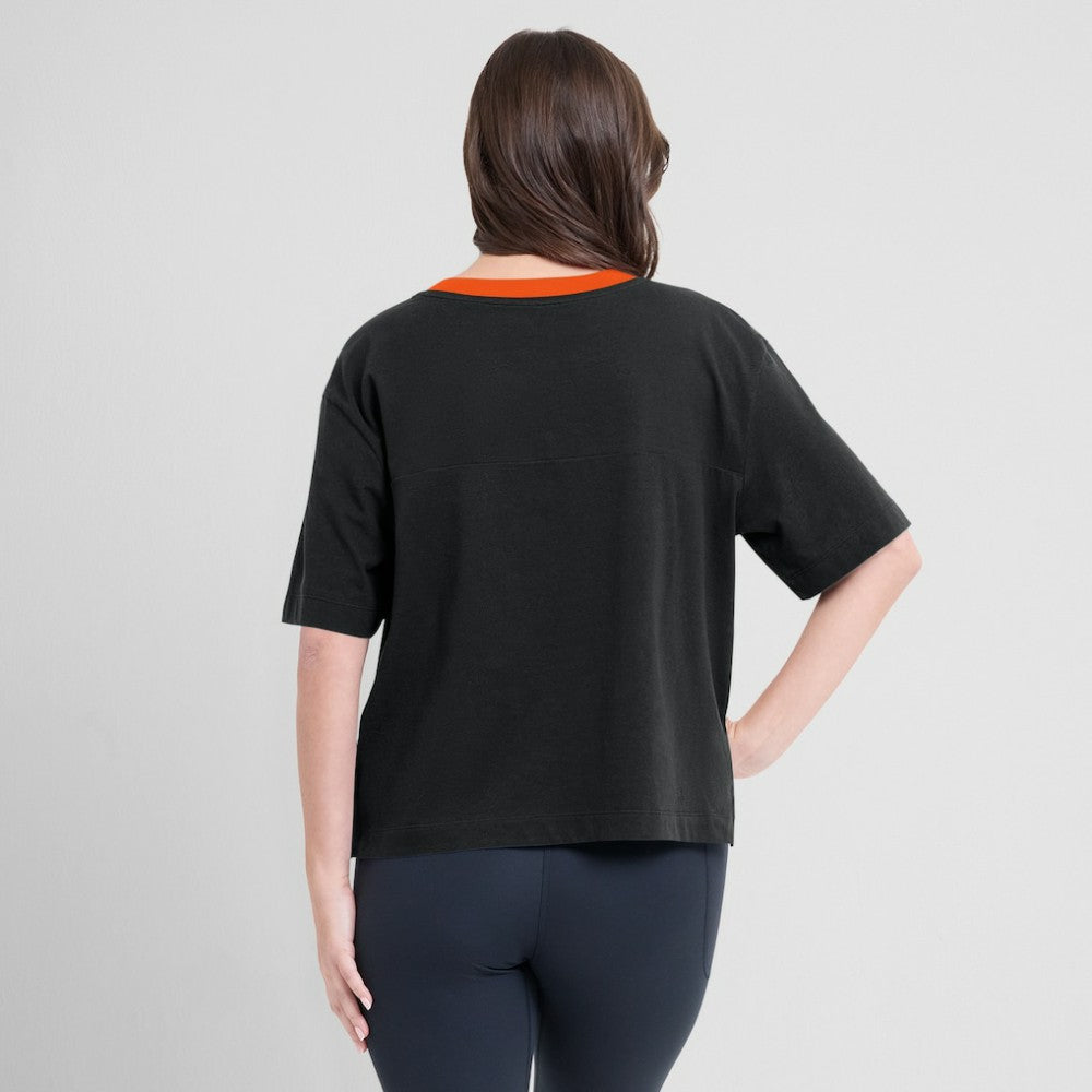 Baltimore Orioles Fanatics Oversized Race To Win V-Neck T-Shirt Outlet