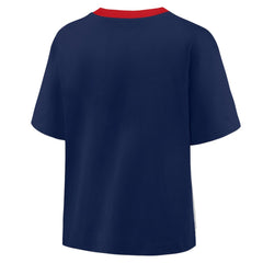 Boston Red Sox Fanatics Oversized Race To Win V-Neck T-Shirt Sale