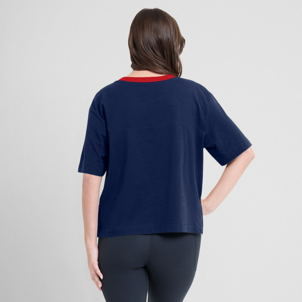 Boston Red Sox Fanatics Oversized Race To Win V-Neck T-Shirt Sale