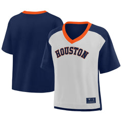 Houston Astros Fanatics Oversized Race To Win V-Neck T-Shirt for sale