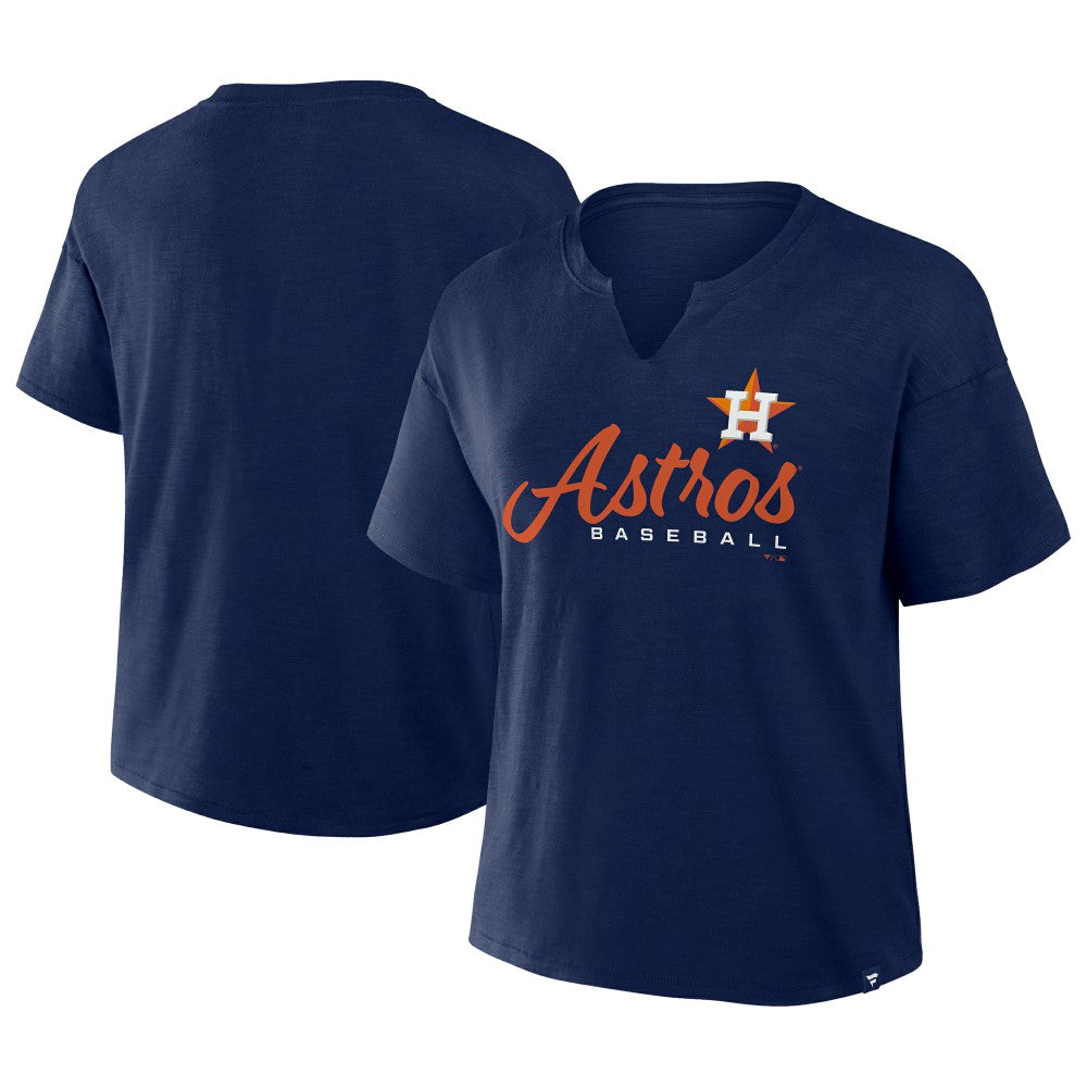 Houston Astros Fanatics Women's Fan Fave Stadium Slub Boxy T-Shirt Near Me