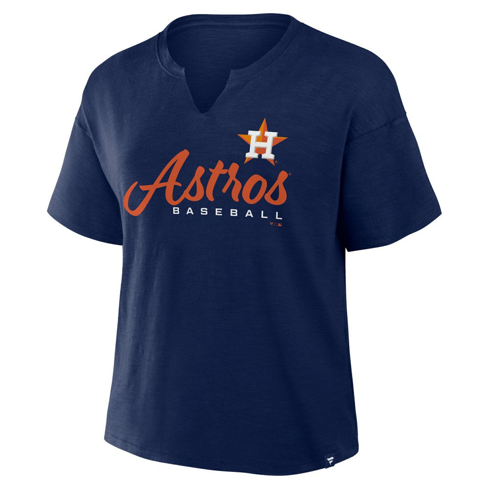 Houston Astros Fanatics Women's Fan Fave Stadium Slub Boxy T-Shirt Near Me