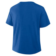 Texas Rangers Fanatics Women's Fan Fave Stadium Slub Boxy T-Shirt Online