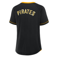 Pittsburgh Pirates Fanatics Women's League Diva Star Raglan V-Neck T-Shirt Online