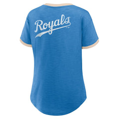 Kansas City Royals Fanatics Women's Binge Worthy Stadium Slub V-Neck T-Shirt Online