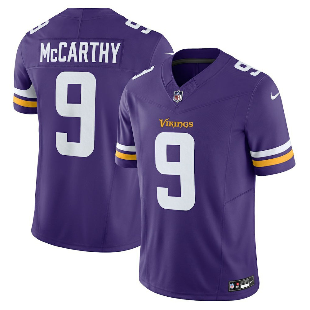 J.J. McCarthy Minnesota Vikings Vapor F.U.S.E. Limited Jersey - Purple - Nike