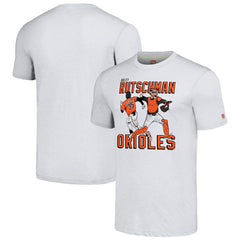 Adley Rutschman Baltimore Orioles Homage Caricature Player Tri-Blend T-Shirt Online