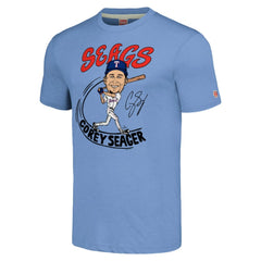 Corey Seager Texas Rangers Homage Caricature Player Tri-Blend T-Shirt Outlet