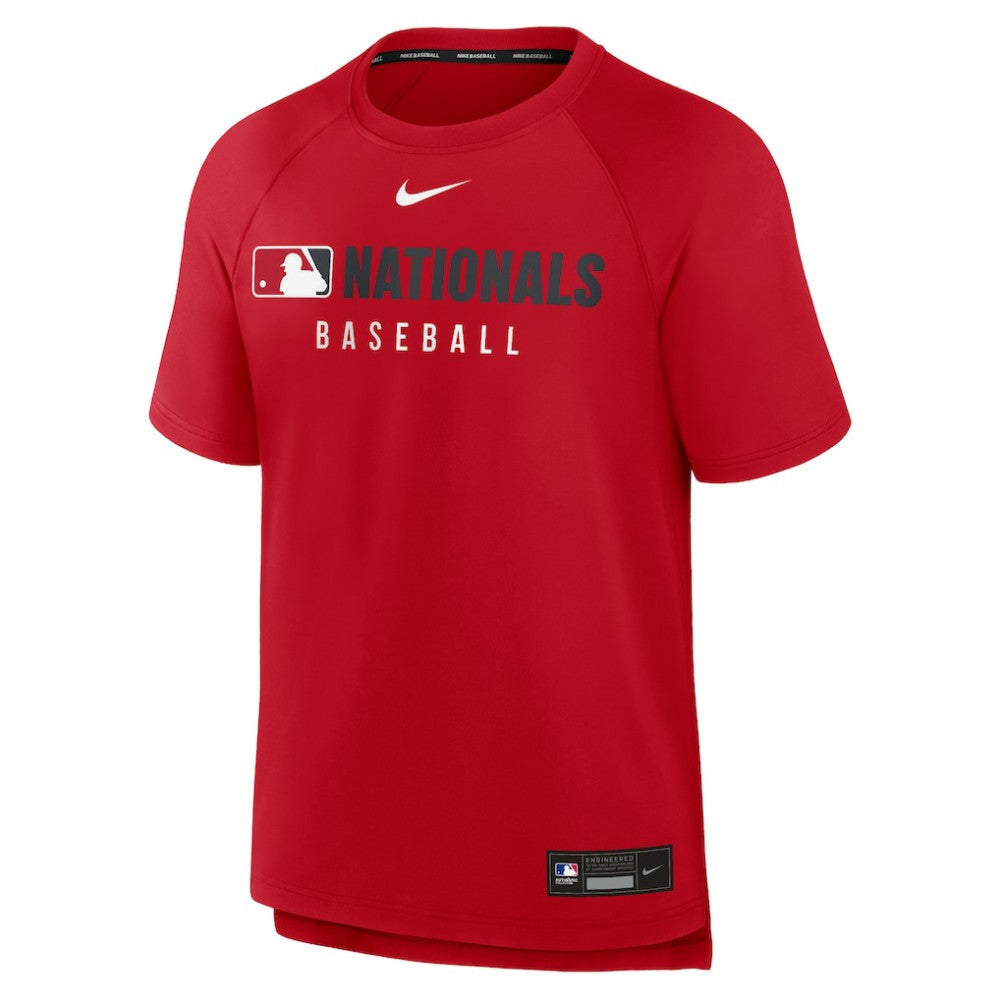 Washington Nationals Nike Authentic Collection Pregame Raglan Dri-FIT T-Shirt for sale