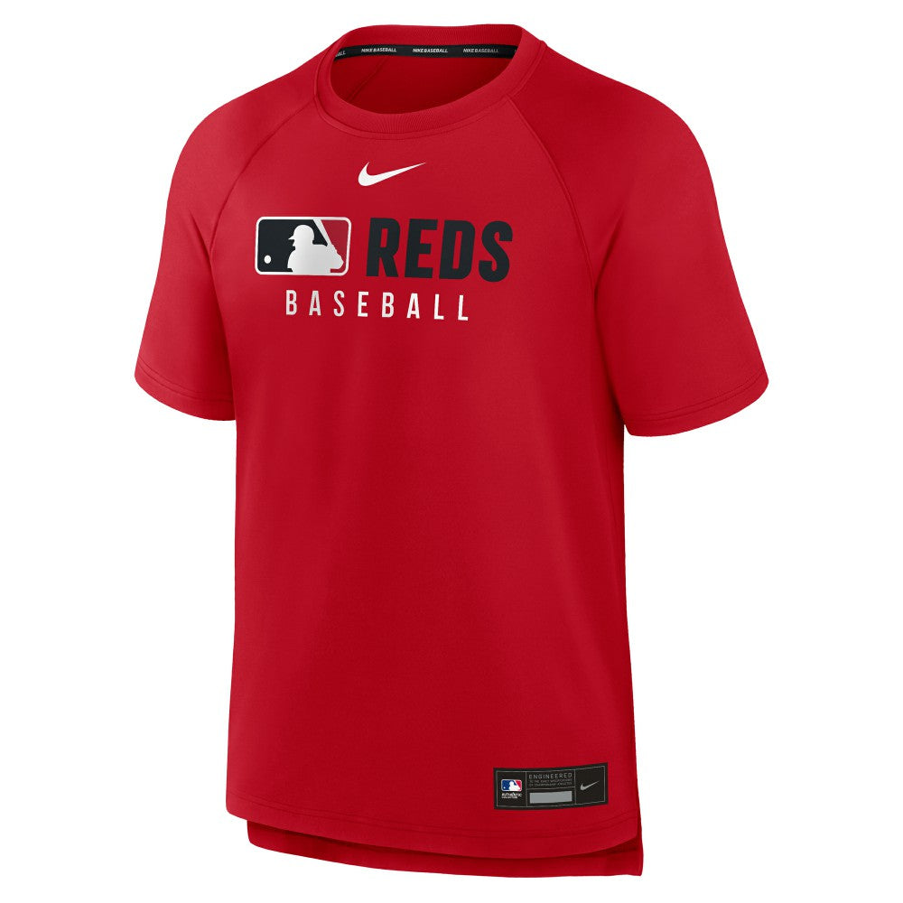Cincinnati Reds Nike Authentic Collection Pregame Raglan Dri-FIT T-Shirt for sale