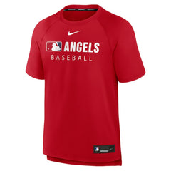 Los Angeles Angels Nike Authentic Collection Pregame Raglan Dri-FIT T-Shirt Outlet