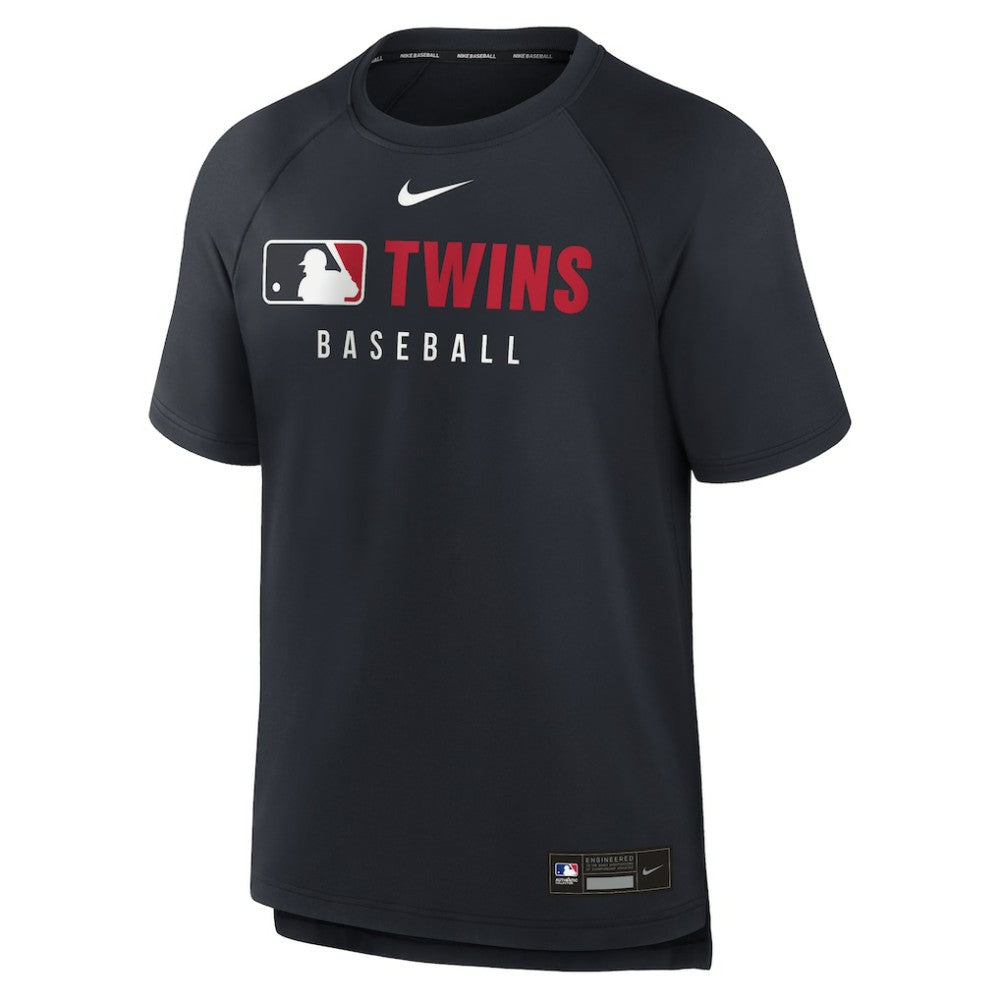 Minnesota Twins Nike Authentic Collection Pregame Raglan Dri-FIT T-Shirt Online