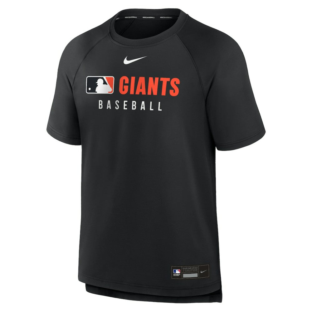 San Francisco Giants Nike Authentic Collection Pregame Raglan Dri-FIT T-Shirt Sale