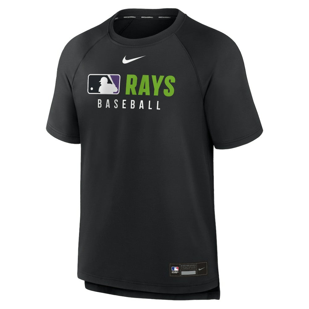 Tampa Bay Rays Nike Authentic Collection Pregame Raglan Dri-FIT T-Shirt Online