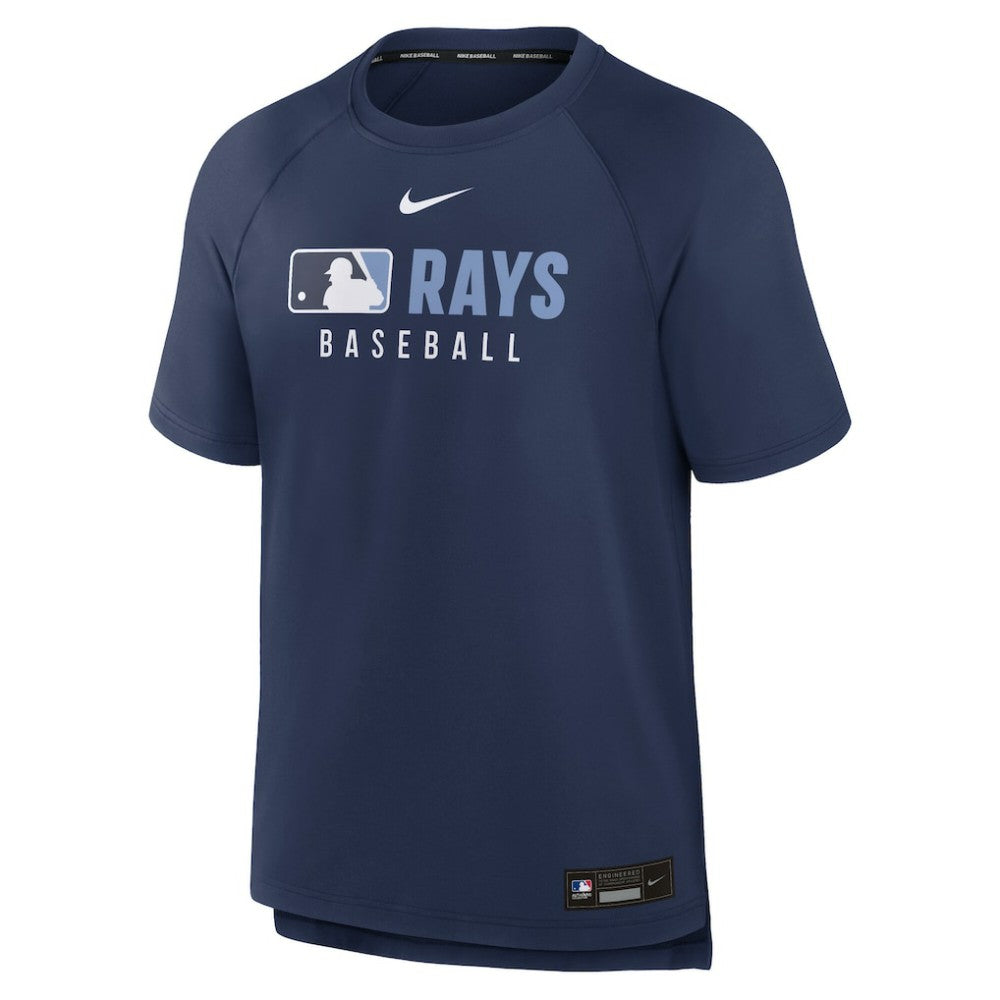 Tampa Bay Rays Nike Authentic Collection Pregame Raglan Dri-FIT T-Shirt Discount