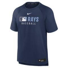 Tampa Bay Rays Nike Authentic Collection Pregame Raglan Dri-FIT T-Shirt Discount
