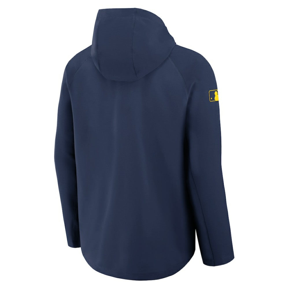 Milwaukee Brewers Nike Authentic Collection Raglan Performance Full-Zip Jacket for sale